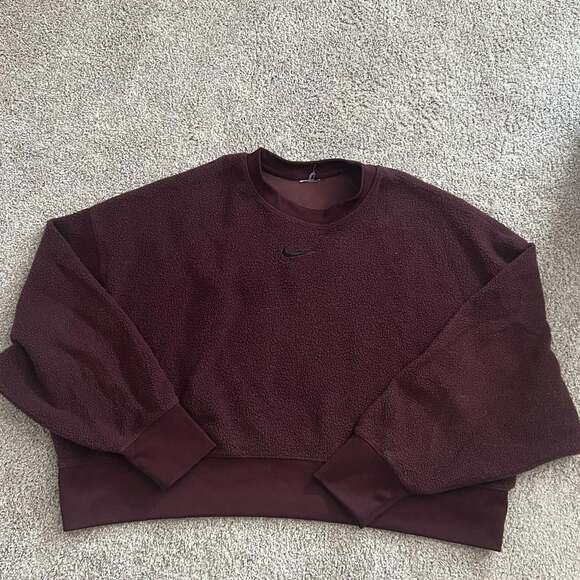 Nike Tops - Nike Women's Burgundy Sweatshirt